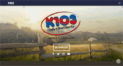 Desktop Screenshot of k103fm.com