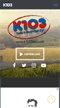 Mobile Screenshot of k103fm.com